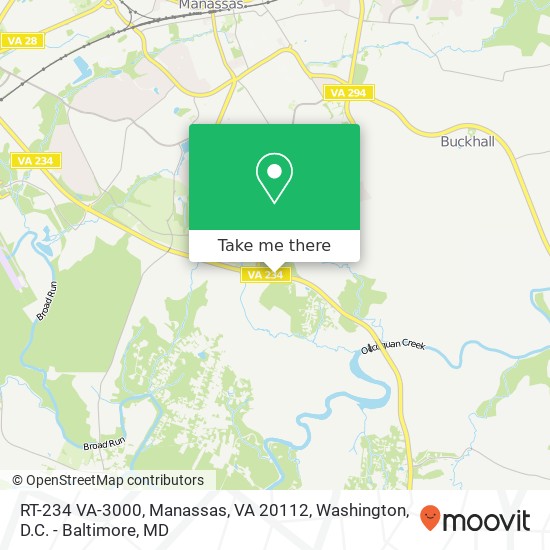 RT-234 VA-3000, Manassas, VA 20112 map