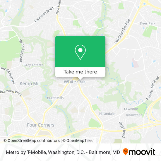 Metro by T-Mobile map