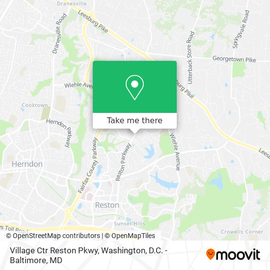 Mapa de Village Ctr Reston Pkwy