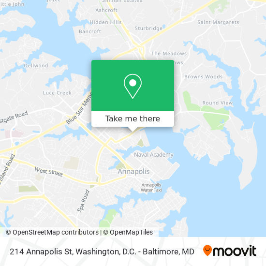 Mapa de 214 Annapolis St