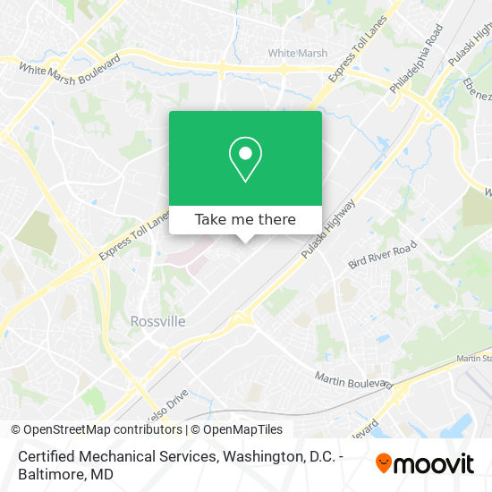 Certified Mechanical Services map