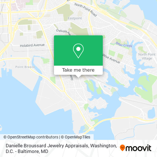 Danielle Broussard Jewelry Appraisals map