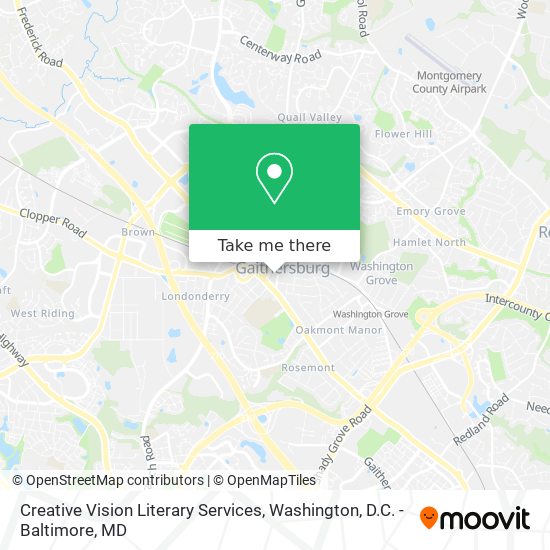 Creative Vision Literary Services map