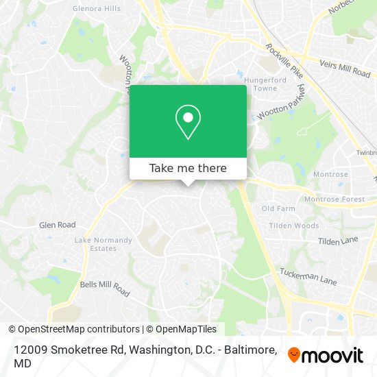 Mapa de 12009 Smoketree Rd