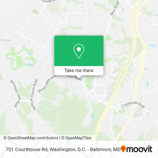 701 Courthouse Rd map