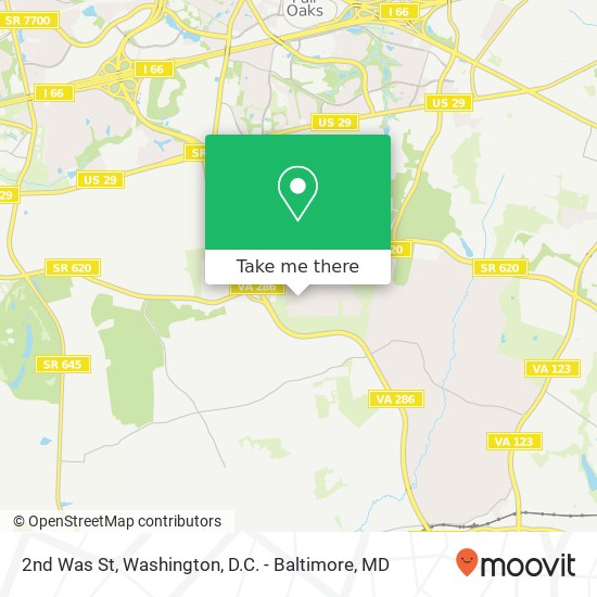 Mapa de 2nd Was St, Fairfax, VA 22030