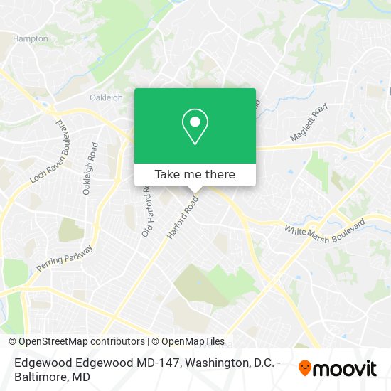 Edgewood Edgewood MD-147 map