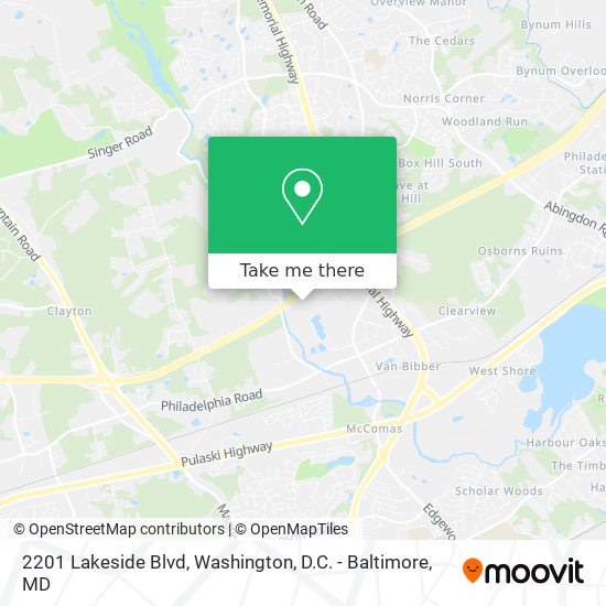 2201 Lakeside Blvd map