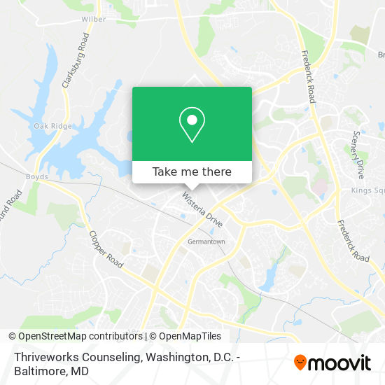 Mapa de Thriveworks Counseling
