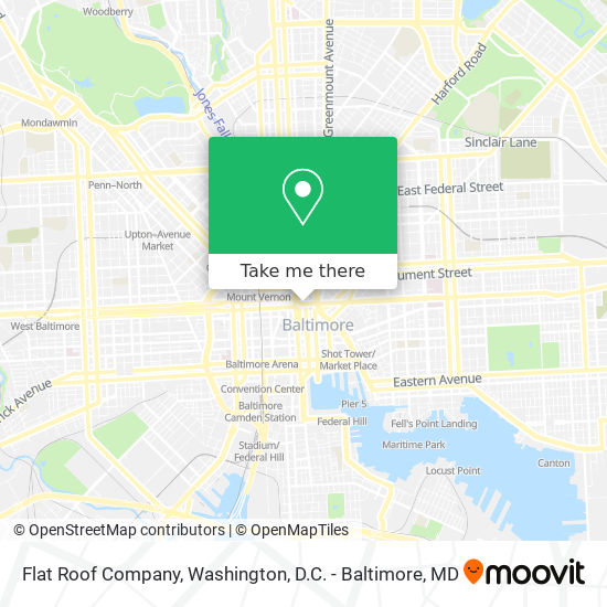 Flat Roof Company map