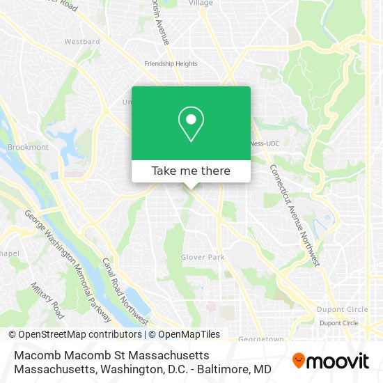 Mapa de Macomb Macomb St Massachusetts Massachusetts