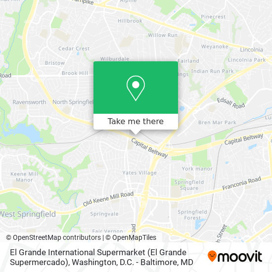 Mapa de El Grande International Supermarket (El Grande Supermercado)