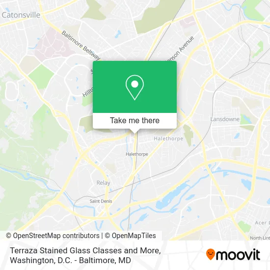 Terraza Stained Glass Classes and More map