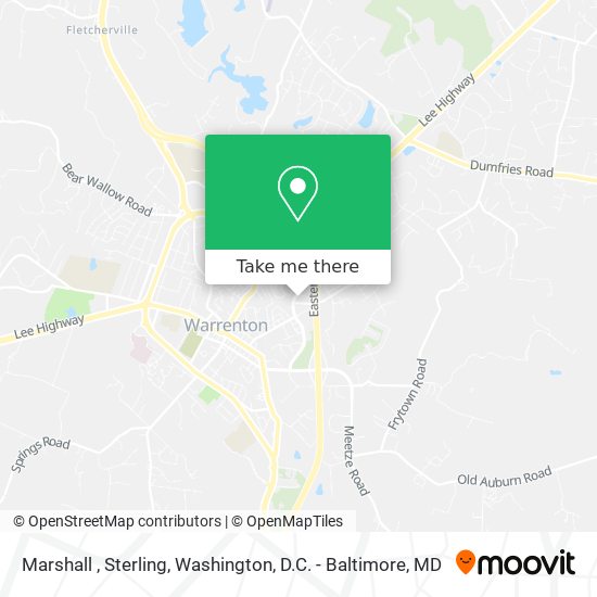 Marshall , Sterling map