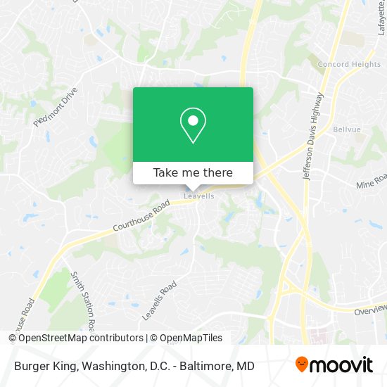 Mapa de Burger King