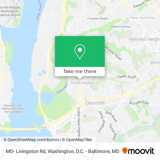 MD- Livingston Rd map