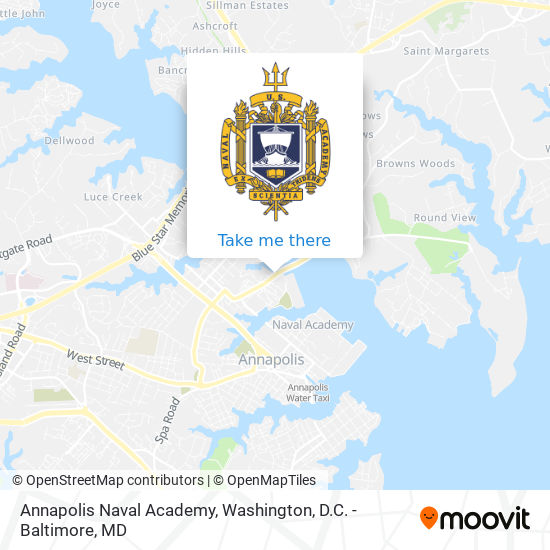 Mapa de Annapolis Naval Academy