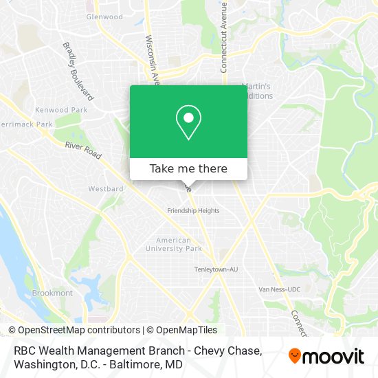 RBC Wealth Management Branch - Chevy Chase map