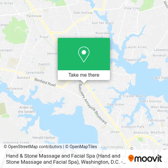 Hand & Stone Massage and Facial Spa map