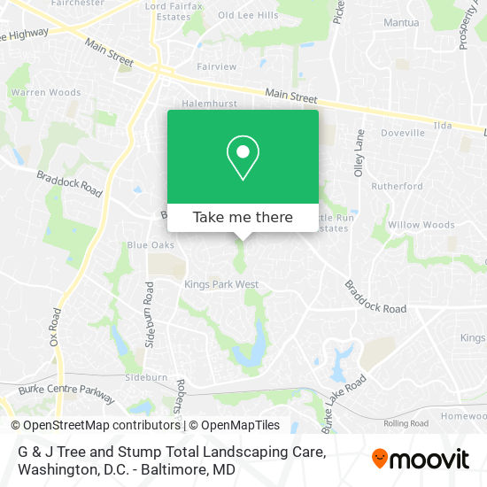 G & J Tree and Stump Total Landscaping Care map
