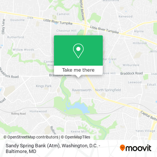 Sandy Spring Bank (Atm) map