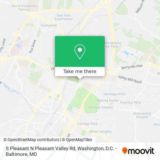 S Pleasant N Pleasant Valley Rd map