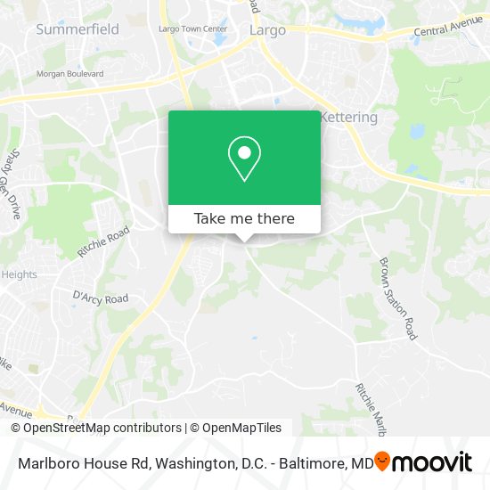 Mapa de Marlboro House Rd
