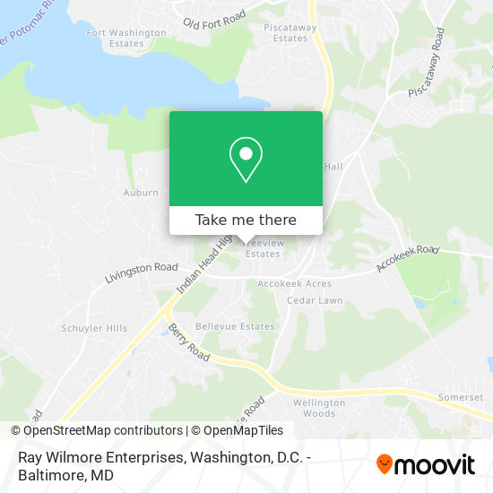 Mapa de Ray Wilmore Enterprises