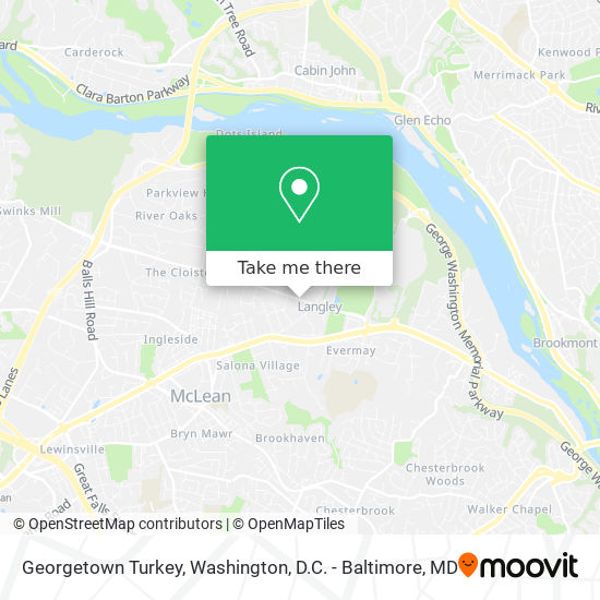 Mapa de Georgetown Turkey