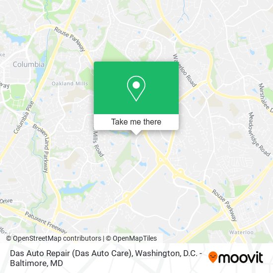 Das Auto Repair (Das Auto Care) map