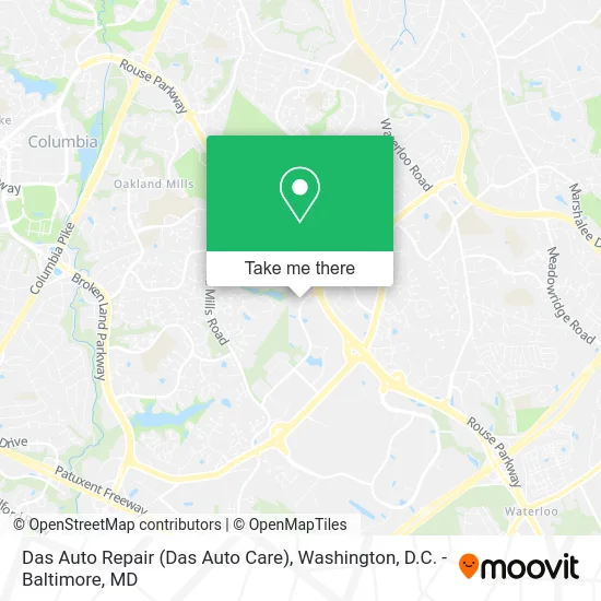 Das Auto Repair (Das Auto Care) map