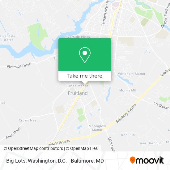 Big Lots map