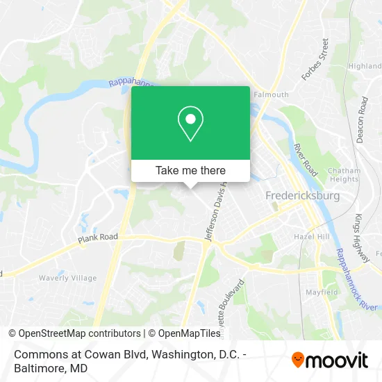 Commons at Cowan Blvd map