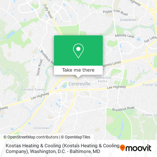 Kostas Heating & Cooling (Kosta's Heating & Cooling Company) map