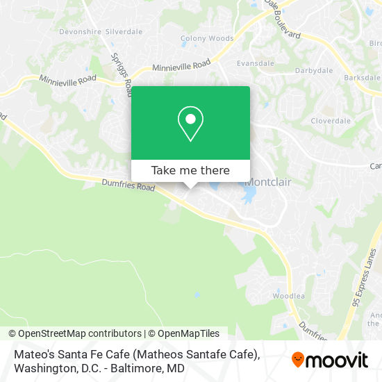 Mateo's Santa Fe Cafe (Matheos Santafe Cafe) map