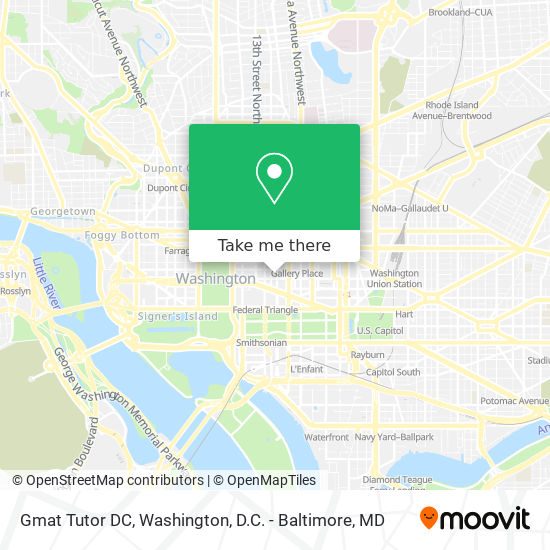 Mapa de Gmat Tutor DC