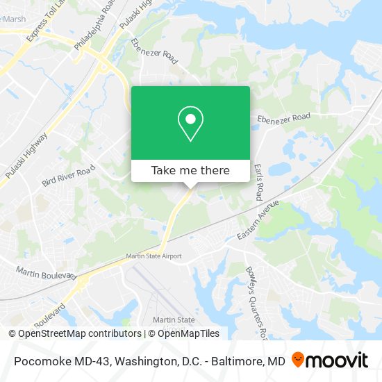 Pocomoke MD-43 map