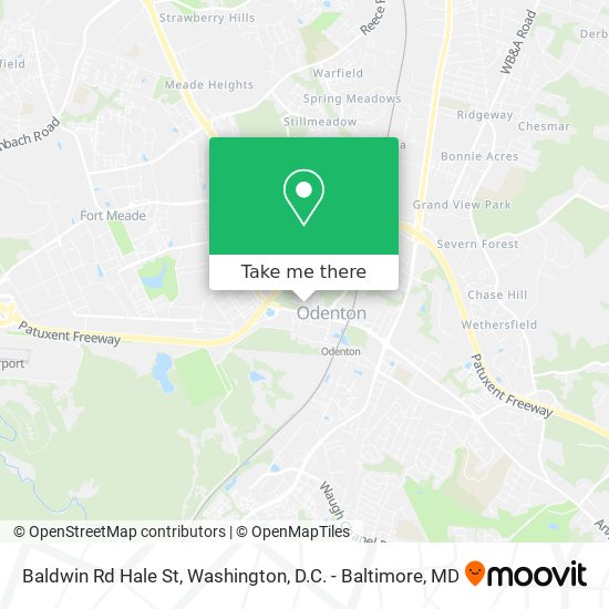 Mapa de Baldwin Rd Hale St