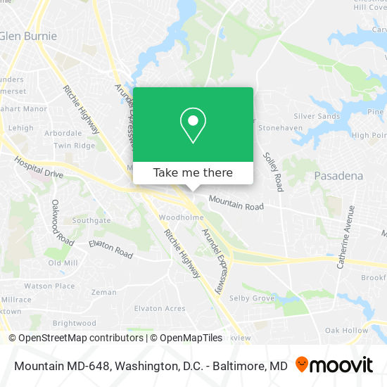 Mountain MD-648 map