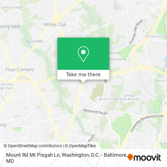 Mapa de Mount Rd Mt Pisgah Ln