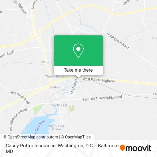 Casey Potter Insurance map