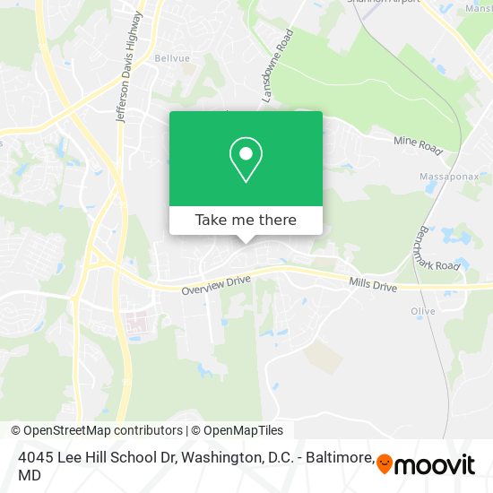 Mapa de 4045 Lee Hill School Dr