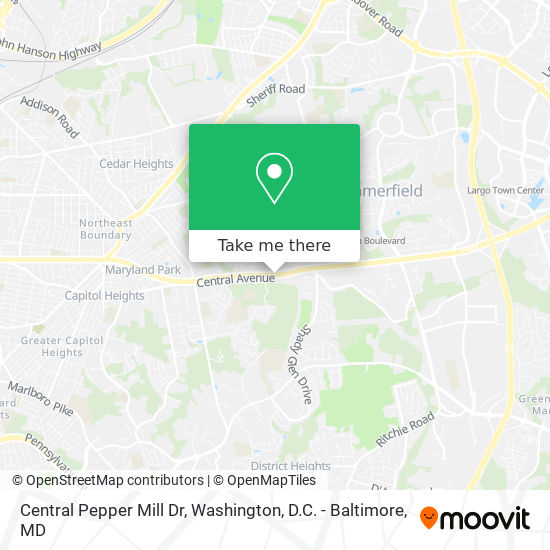 Mapa de Central Pepper Mill Dr