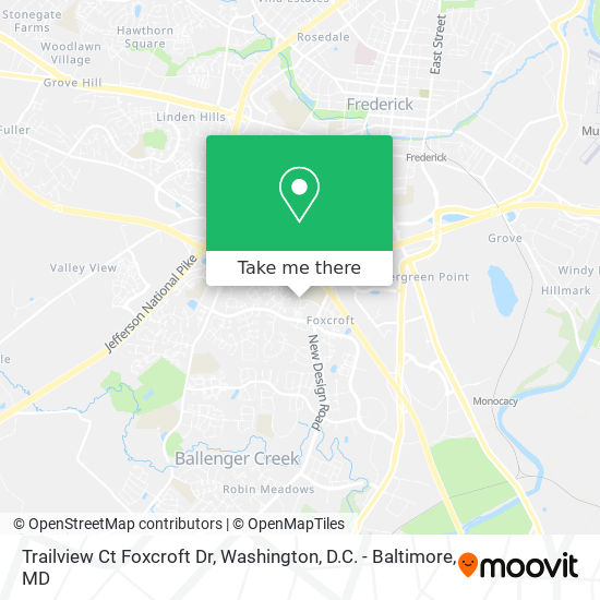 Trailview Ct Foxcroft Dr map