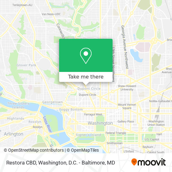 Restora CBD map