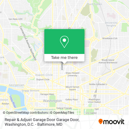 Repair & Adjust Garage Door Garage Door map