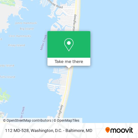 112 MD-528 map