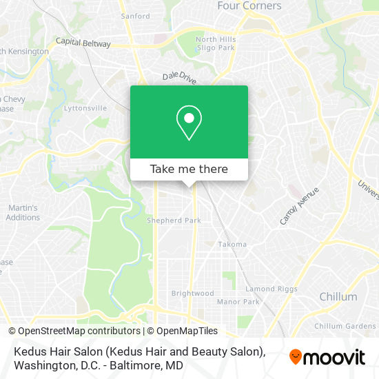 Mapa de Kedus Hair Salon (Kedus Hair and Beauty Salon)