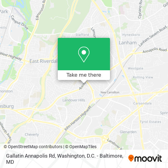 Gallatin Annapolis Rd map