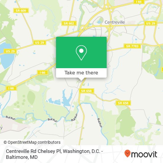 Centreville Rd Chelsey Pl, Centreville, VA 20121 map